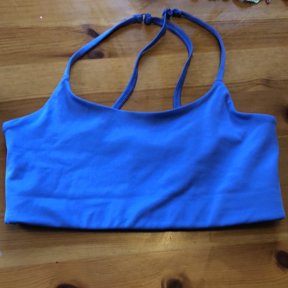 Girlfriend Juliet Strappy Bra in "iris"